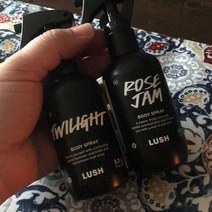 Lush Rose Jam and Twilight Body Spray